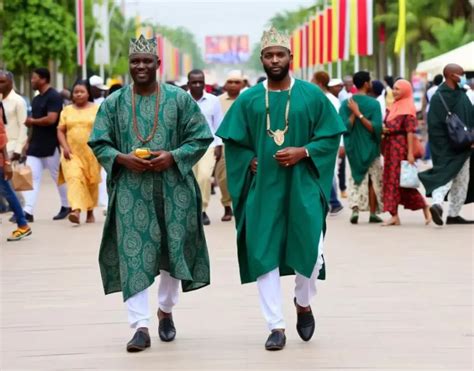 Traditional Green Agbada Ensemble